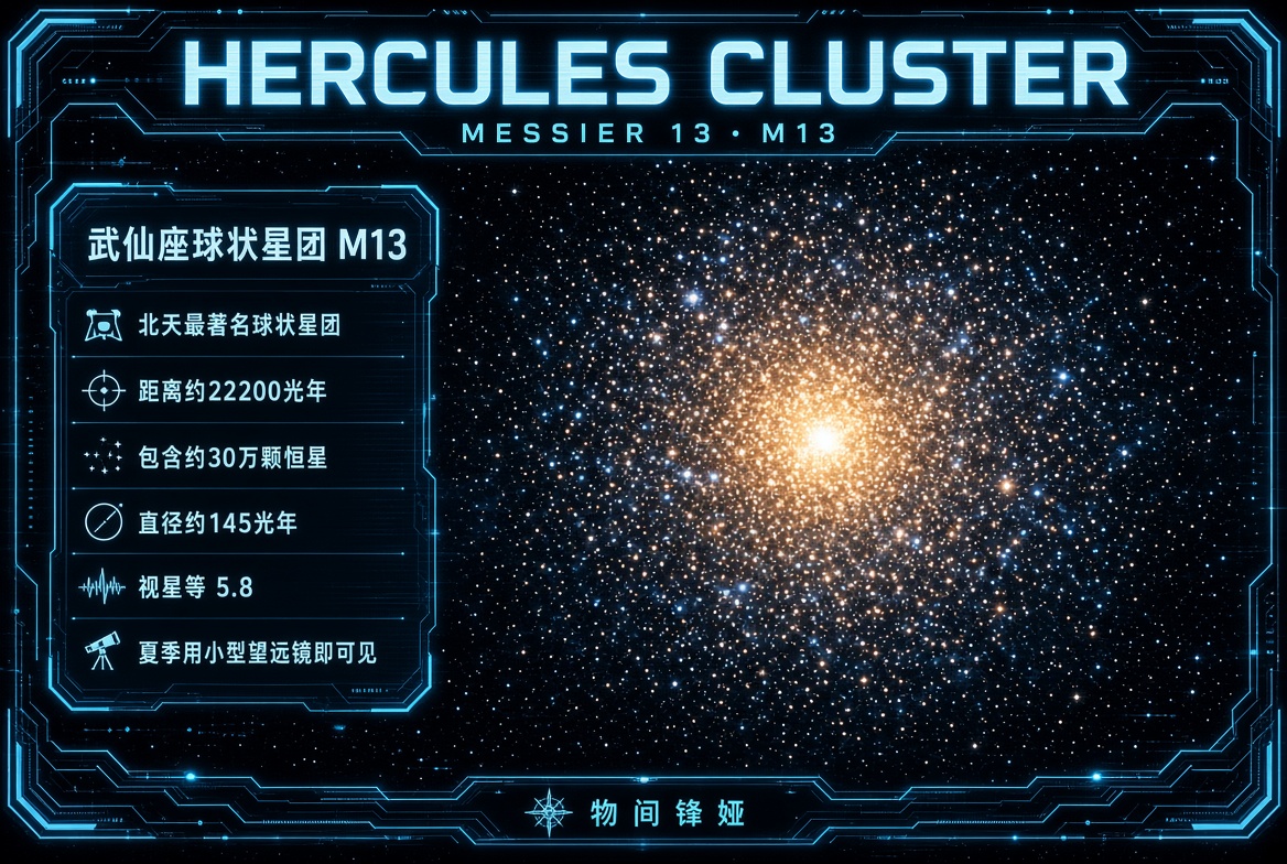 M013_武仙座大球状星团_Hercules_Globular_Cluster