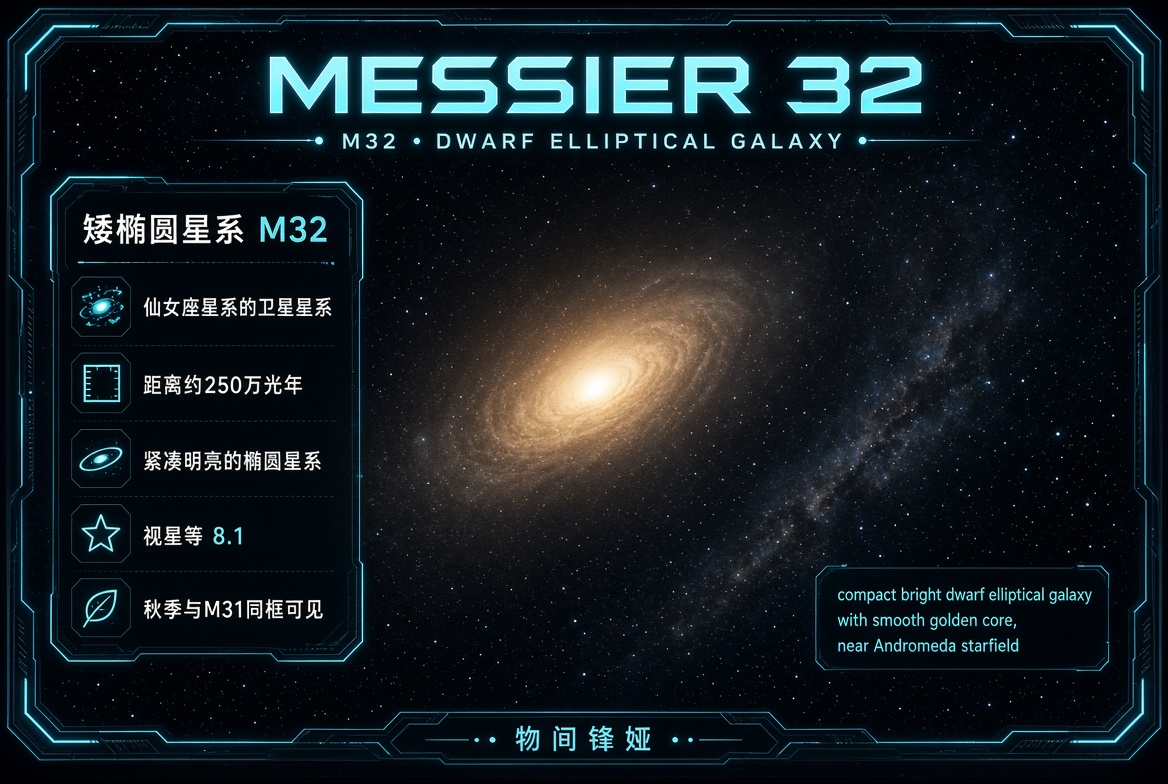 M032_矮椭圆星系_Dwarf_Elliptical_Galaxy