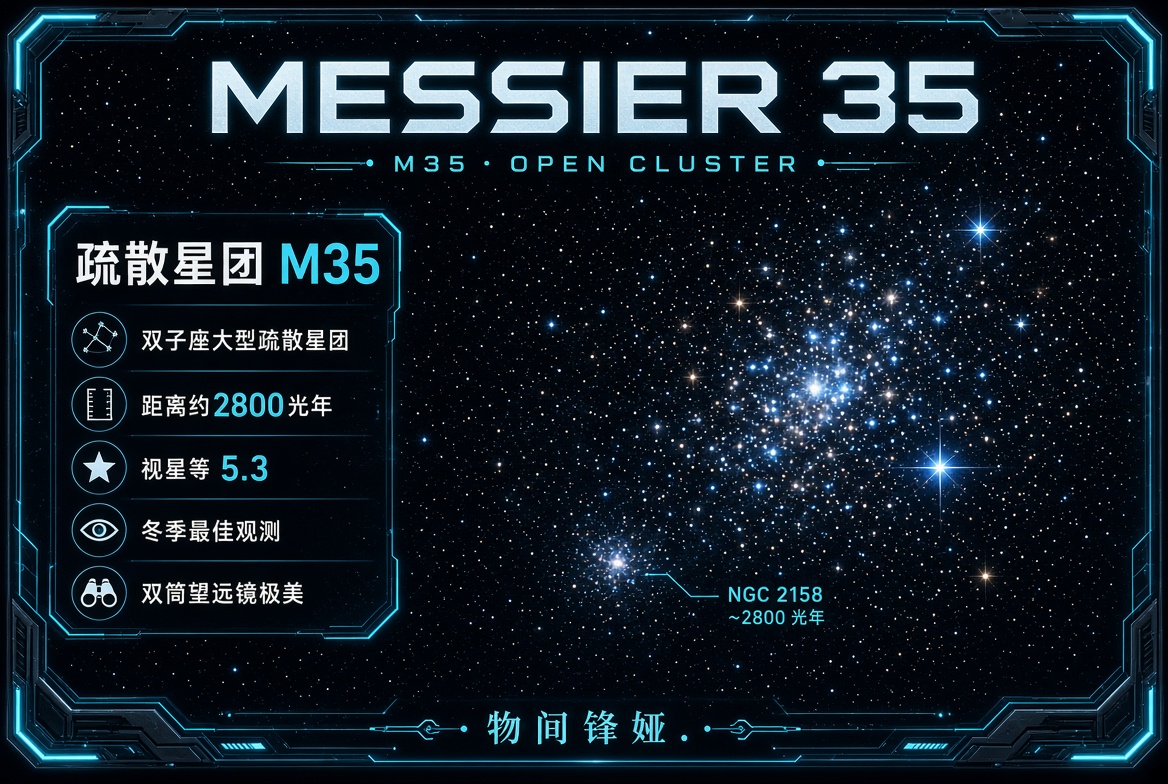 M035_疏散星团_Open_Cluster