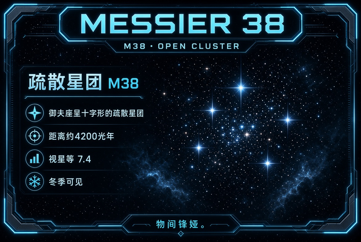 M038_疏散星团_Open_Cluster