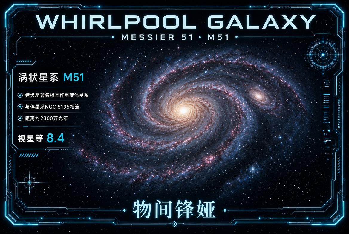 M051_涡状星系_Whirlpool_Galaxy