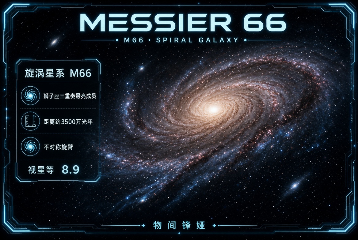 M066_旋涡星系_Spiral_Galaxy