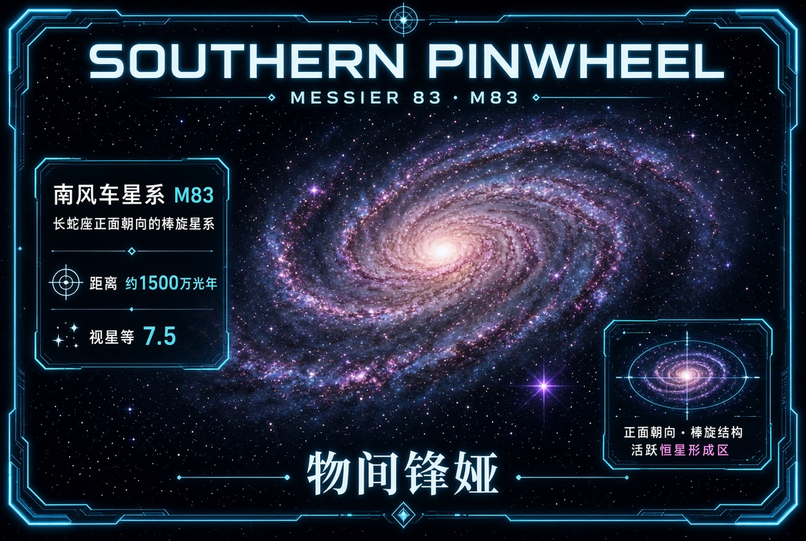 M083_南风车星系_Southern_Pinwheel